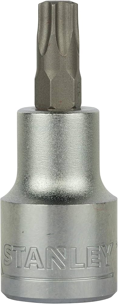 STMT73389-8B T20, STMT73390-8B T25, STMT73391-8B T27, STMT73392-8B T30, 
STMT73393-8B T40, STMT73394-8B T45, STMT73395-8B T50, STMT73396-8B T55, STMT73397-8B T60, Stanley, Stanley Torx Bit Socket, 1/2 Inch Drive Torx Bit Socket, Torx Socket, Star Bit Socket, Torx Tool, Chrome Vanadium Torx Socket, Cr-V Torx Socket, Automotive Torx Socket, Industrial Torx Bit, Mechanic Hand Tools, Workshop Tools, Garage Tools, Torque Wrench Socket, Ratchet Socket Accessory, Heavy Duty Torx Socket, Professional Torx Socket, S