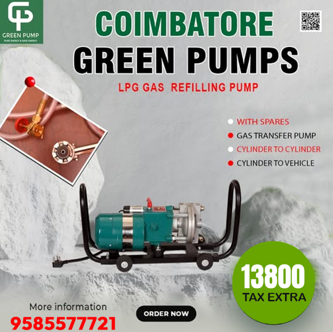 Cylinder to Cylinder Gas Transfer Machine Pump Kit for Car - Safe Transfer (Heavy)