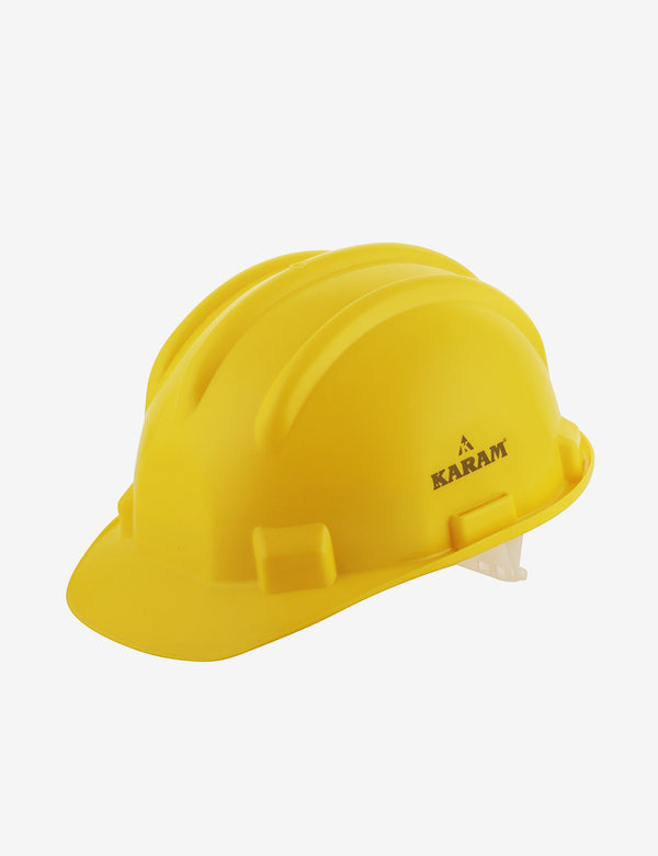 Karam Shelmet Safety Helmet with Protective Peak with Nape Type Adjustment, PN501 | Head Protection