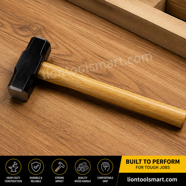 AS 1 LB Sledge Hammer with 11 Inch Fiber Handle AS-154 | Heavy Duty Mini Sledge Hammer