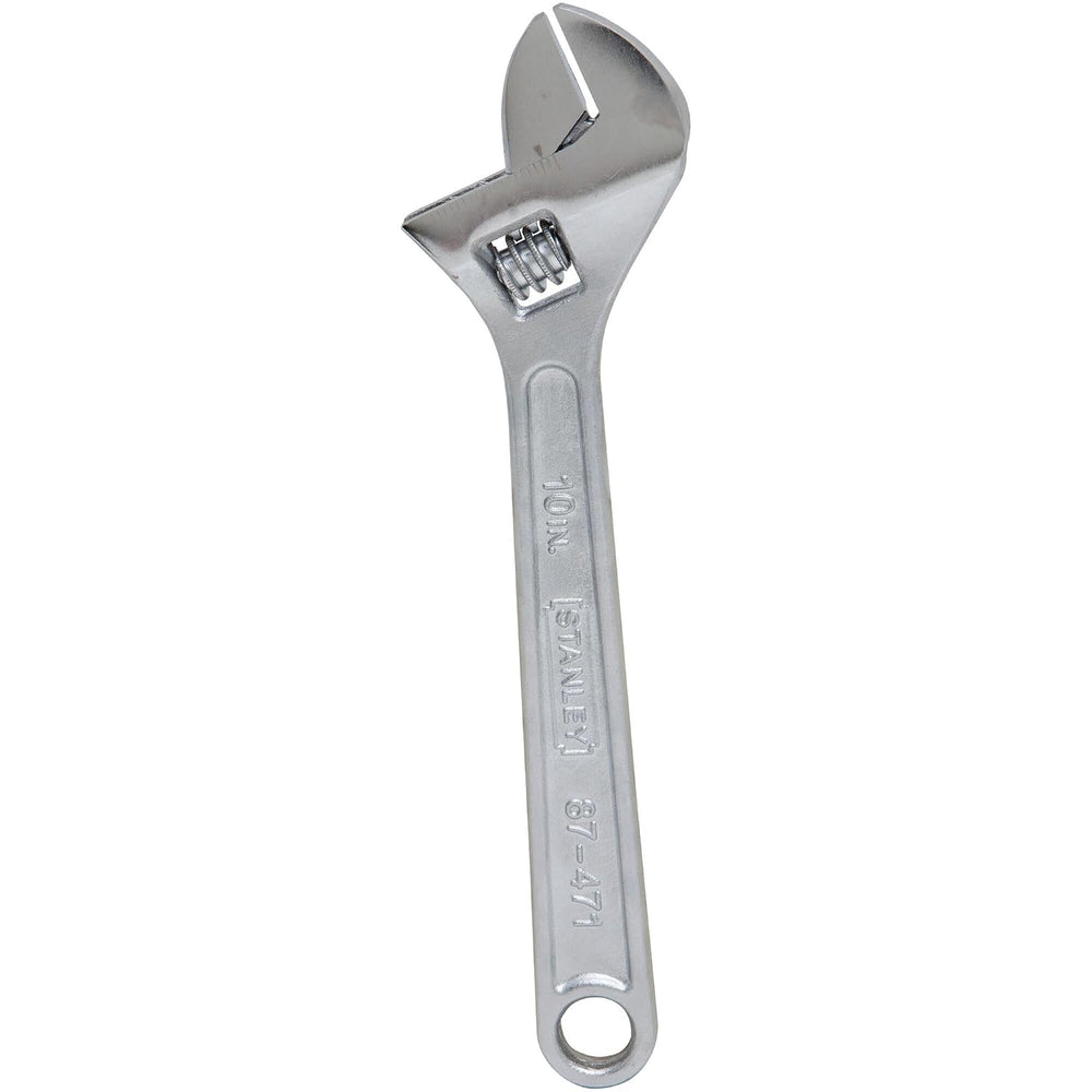 Stanley 10Inch 250mm Adjustable Wrench Chrome Plated 87-471 | Plumbing, Automotive Repair, Mechanical Maintenance & Industrial Applications