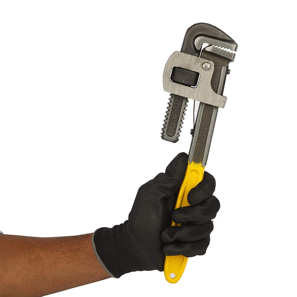 Stanley 71-643, Stanley Pipe Wrench, Stanley Stillson Pipe Wrench, 14 Inch Pipe Wrench, 350mm Pipe Wrench, Stillson Pattern Pipe Wrench, Heavy Duty Pipe Wrench, Cast Aluminum Pipe Wrench, Forged Hook Jaw Pipe Wrench, Plumbing Tools, Pipe Fitting Tools, Industrial Maintenance Tools, HVAC Tools, Construction Hand Tools, Mechanical Repair Tools, Professional Pipe Wrench, Workshop Tools, Stanley Professional Tools, Pipe Installation Tools, Lion Tools Mart