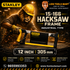Stanley 15-166 Professional Industrial Hacksaw Frame | 12 Inch / 305mm