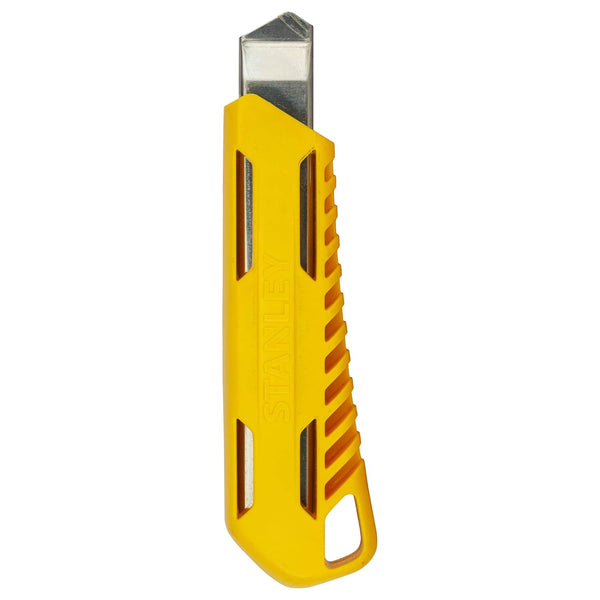 Stanley, Stanley STHT10276-812, Stanley Snap Off Knife, 18mm Snap Off Knife, Utility Knife, Auto Lock Knife, Quick Point Blade, ABS Body Cutter, Box Cutter, Carton Cutter, Packaging Knife, Construction Cutter, Warehouse Knife, Workshop Cutting Tool, Professional Utility Knife, Stanley Hand Tools, Cutting Tools, Lion Tools Mart