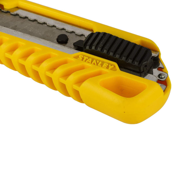Stanley, Stanley STHT10276-812, Stanley Snap Off Knife, 18mm Snap Off Knife, Utility Knife, Auto Lock Knife, Quick Point Blade, ABS Body Cutter, Box Cutter, Carton Cutter, Packaging Knife, Construction Cutter, Warehouse Knife, Workshop Cutting Tool, Professional Utility Knife, Stanley Hand Tools, Cutting Tools, Lion Tools Mart