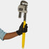 Stanley 71-645, Stanley Pipe Wrench, Stanley Stillson Pipe Wrench, 24 Inch Pipe Wrench, 600mm Pipe Wrench, Stillson Pattern Pipe Wrench, Heavy Duty Pipe Wrench, Cast Aluminum Pipe Wrench, Chrome Molybdenum Pipe Wrench, Forged Hook Jaw Pipe Wrench, Professional Plumbing Tools, Pipe Fitting Tools, Industrial Maintenance Tools, HVAC Tools, Construction Hand Tools, Mechanical Repair Tools, Utility Maintenance Tools, Stanley Professional Tools, Pipe Installation Tools, Lion Tools Mart