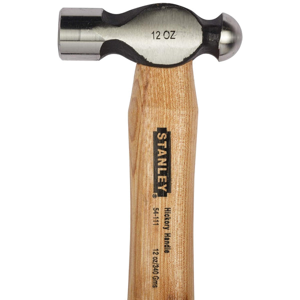 Stanley 340gms 12 Oz Ball Pein Hammer 54-111 | Metalworking, Riveting, Engineering, Workshop & Maintenance Applications
