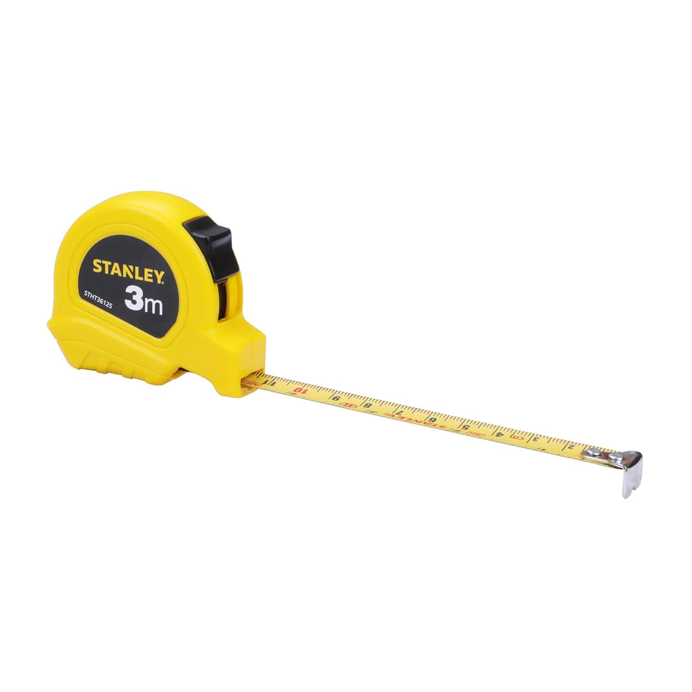 Stanley 3M (10Ft) x 13mm Short Tape Rule STHT36125-812 | Construction, Carpentry, Woodworking, Interior & General Measuring Applications