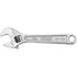 Stanley 87-367 6 Inch (150mm) Chrome Plated Adjustable Wrench with forged Chrome Vanadium steel, laser-etched SAE & metric scale, and built-in tension spring. Ideal for plumbing, automotive repair, workshops, and industrial maintenance.