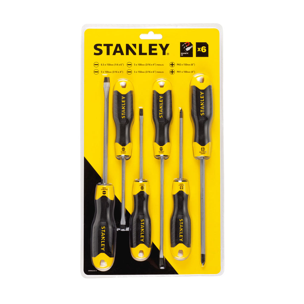 Stanley 6Pcs Cushion Grip Set STHT65242-8 | Electrical, Mechanical, Automotive, Workshop & Maintenance Applications