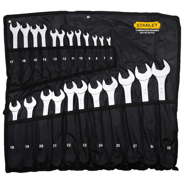 Stanley 70-965E Combination Spanner Set - 23 Pieces (6mm to 32mm)