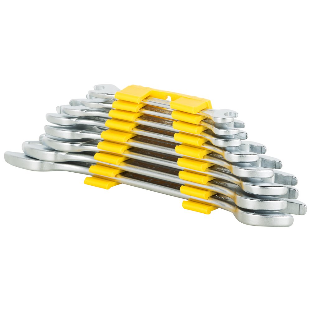 Stanley 8Pcs Double Open Ended Spanner Set 70-379E | Automotive Repair, Mechanical Maintenance, Workshop & Industrial Applications