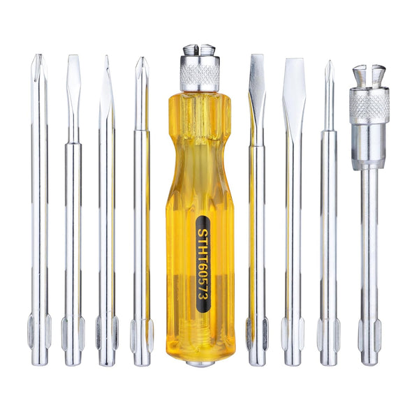 Stanley STHT60573-8B, Stanley Screwdriver Set, Stanley 8Pcs Screwdriver Set, Chrome Vanadium Screwdriver Set, Professional Screwdriver Set, Flat Screwdriver Set, Phillips Screwdriver Set, Electrical Screwdriver Set, Automotive Repair Tools, Workshop Hand Tools, Mechanic Screwdriver Set, DIY Tool Kit, Furniture Assembly Tools, Home Repair Tools, Cellulose Acetate Handle Screwdriver, Extension Blade Screwdriver, Professional Hand Tools, Stanley Professional Tools, General Maintenance Tools, Lion Tools Mart