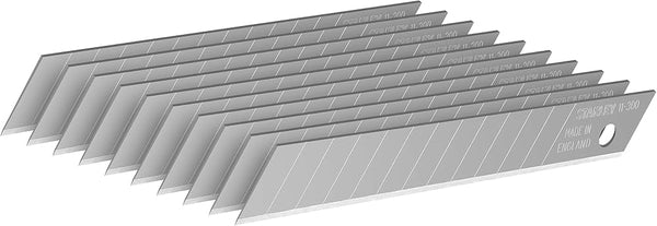 Stanley 0-11-300, Stanley 9mm blades, 9mm snap off blades, Stanley cutter blade, snap off knife blade, utility knife blades, carbon steel blades, Stanley replacement blades, 9mm cutter blades, Stanley 0-11-300 blades