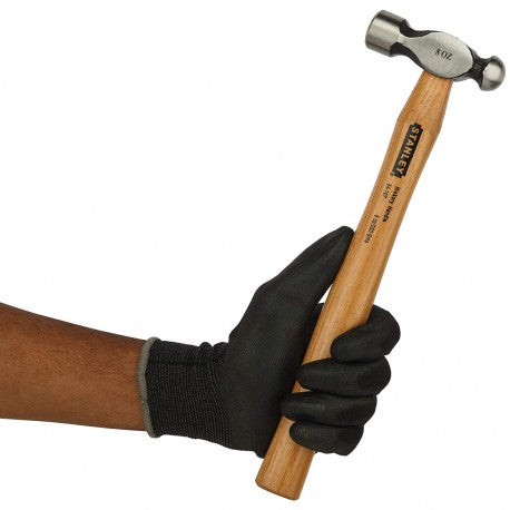 Stanley Ball Pein Hammer, Stanley 54-107, 220gm Hammer, 8Oz Ball Pein Hammer, Wooden Handle Hammer, Hickory Handle Hammer, Metalworking Hammer, Riveting Hammer, Carbon Steel Hammer, Workshop Hammer
