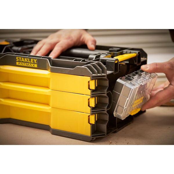 Stanley 126 Pcs 3 Drawer Tool Box FMMT98107-1 | Automotive Repair, Workshop, Garage & Industrial Maintenance Applications