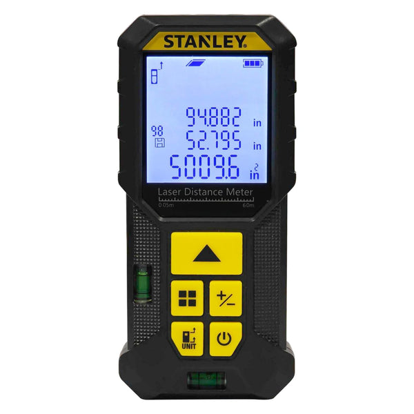 Stanley Laser Distance Meter - 60m / 200ft Range - STHT77802-A