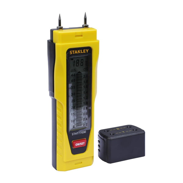 Stanley, Stanley Moisture Meter, Stanley 0-77-030, Digital Moisture Meter, Wood Moisture Meter, Building Moisture Meter, Moisture Detector, Moisture Tester, Construction Moisture Meter, Wall Moisture Meter, Concrete Moisture Meter, Plaster Moisture Meter, Woodworking Tools, Building Inspection Tool, Leak Detection Tool, Civil Engineering Tools, Professional Measuring Tools, Stanley Measuring Tools, Moisture Measuring Instrument, Lion Tools Mart