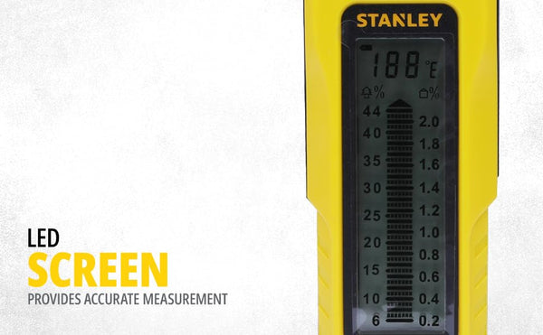 Stanley, Stanley Moisture Meter, Stanley 0-77-030, Digital Moisture Meter, Wood Moisture Meter, Building Moisture Meter, Moisture Detector, Moisture Tester, Construction Moisture Meter, Wall Moisture Meter, Concrete Moisture Meter, Plaster Moisture Meter, Woodworking Tools, Building Inspection Tool, Leak Detection Tool, Civil Engineering Tools, Professional Measuring Tools, Stanley Measuring Tools, Moisture Measuring Instrument, Lion Tools Mart