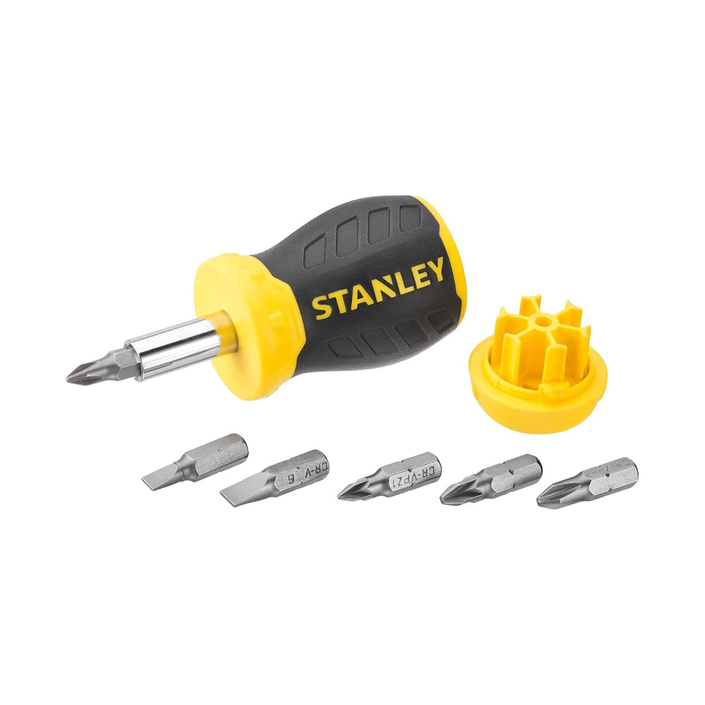 Stanley Multibit Stubby Screwdriver 0-66-357 | Electrical, Electronics, Automotive Repair & General Maintenance Applications