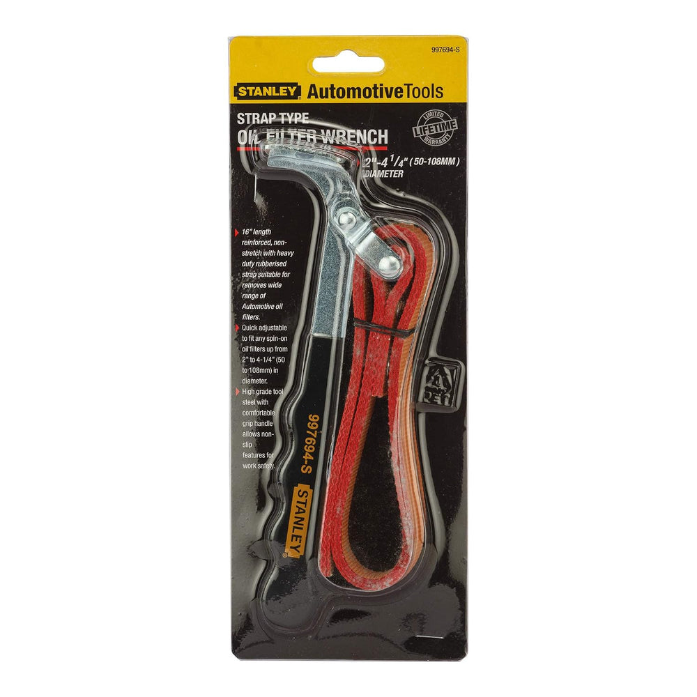 Stanley Oil Filter Wrench Strap Type 997694-S | Automotive, Garage, Vehicle Servicing & Maintenance Applications
