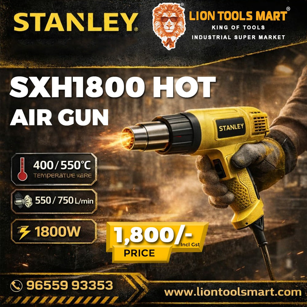 Stanley SXH1800 1800W Dual-Temperature Hot Air Gun