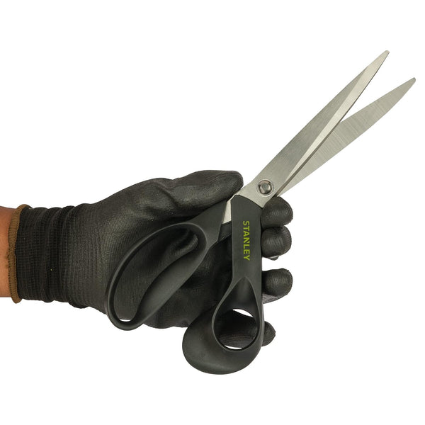 Stanley Scissors, Stanley STHT0-14102, 240mm Scissors, All Purpose Scissors, Serrated Blade Scissors, Heavy Fabric Scissors, Strapping Cutter, General Purpose Scissors, Hand Tools, Cutting Tool