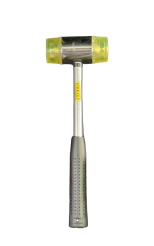 Stanley 40mm Soft Face Hammer STHT51773 | 850g Nylon Face Steel Handle Hammer for Automotive, Assembly, Workshop & General Applications