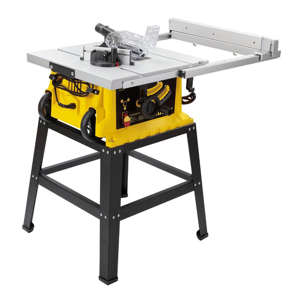 Stanley 10 Inch 2000W Table Saw SST2001 | 254mm Jobsite Wood Cutting Saw with 4900 RPM, 660mm Rip Capacity, Soft Start, Self-Aligning Fence & 0–45° Bevel for Carpentry, Furniture & Construction