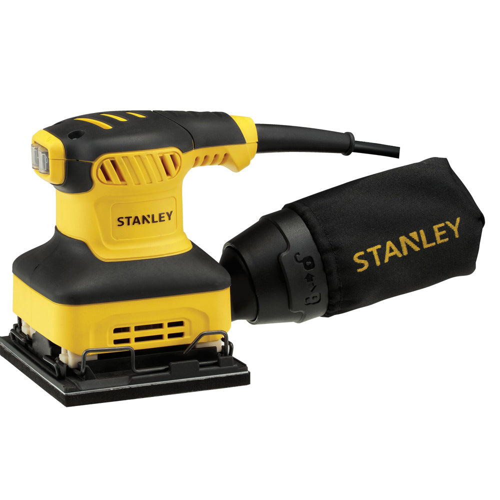 Stanley 1/4Inch 240W Sheet Sander SS24 | Electric Finishing Sander for Wood, Furniture, Paint Removal, Surface Smoothing, Workshop, Carpentry & DIY Applications