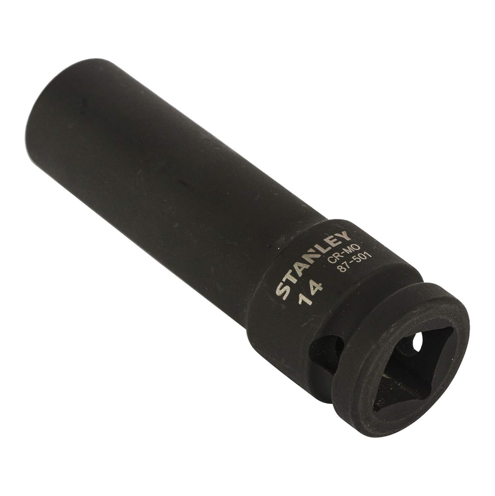 Stanley 1/2 Inch Drive Deep Impact Socket | Automotive, Industrial, Garage, Workshop & Heavy-Duty Fastening Applications