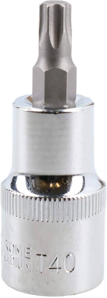 Force 1/2Inch Drice Star/Torx Male Socket Bit | Professional Torx Fastening Tool