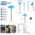 Taparia T Handle Hex Key 5mm TAK5 | Professional Allen Key Tool
