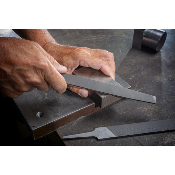 TATA FIL014 Rectangle Flat Bastard File 12 Inch / 300mm | 15-16 Teeth | Heavy Duty Metal Filing Tool