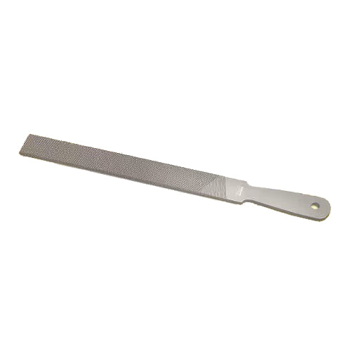 TATA FIL005 Rectangle Flat Handle Bastard File 10 Inch / 250mm | 16-17 Teeth | Heavy Duty Metal Filing Tool