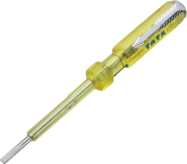 TATA SDN001 Tester 125mm | Voltage Tester Screwdriver, Electrical Line Tester