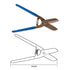 TATA TCS012 Tin Cutter With Spring 12 Inch / 300mm | Heavy Duty Metal Sheet Cutter