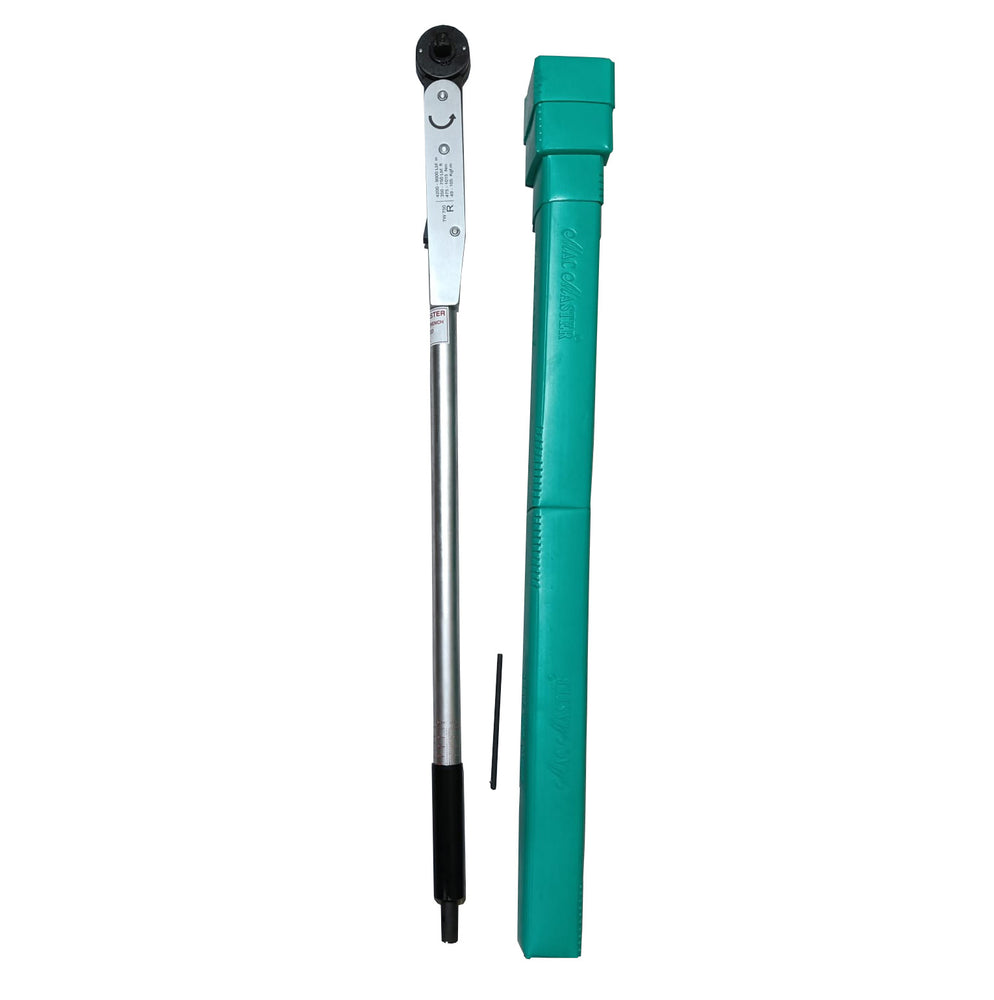 Mac Master Standard Type 3/4Inch TW750 Torque Wrench (Adjustable Click Type) | 350-750lbt. Ft, 475-1015N.m, 49-105 Kgf.m