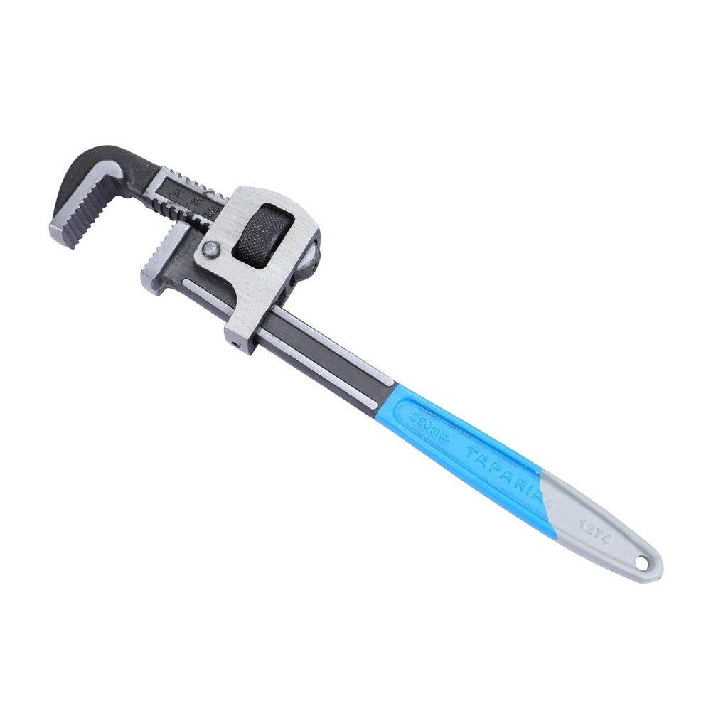 Taparia 14 Inch / 350mm Adjustable Pipe Wrench 1274 | Suitable for Pipe Dia. 13-38mm