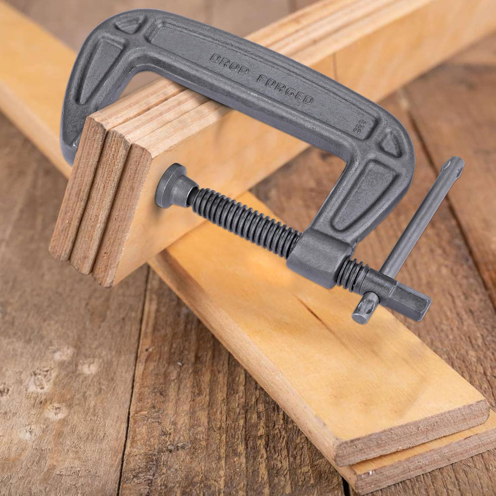 Taparia C-Clamp 1261 4Inch-105mm | Heavy Duty Steel Clamping Tool