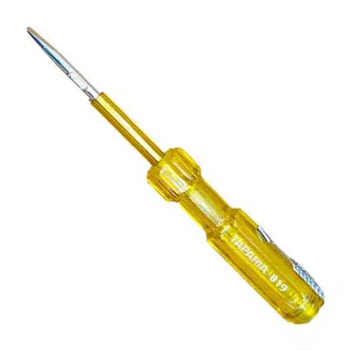 Taparia 2 In 1 Line Tester 819SP | Electrical Voltage Testing, Screwdriving, Wiring, Maintenance, Workshop & Household Applications