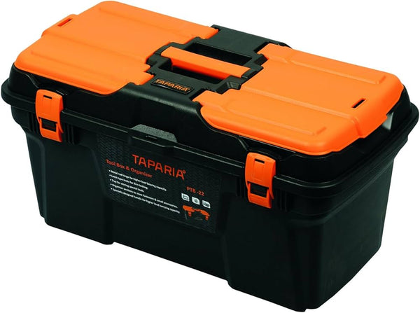 Taparia PTB22 22Inch Plastic Tool Box with Organizer | Tools Safety Box, Easy Carriage Bag