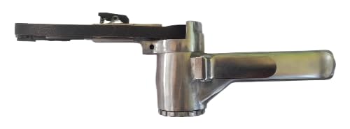 Techno, Techno AT-480SG, AT-480SG Air Belt Sander, 10mm Air Belt Sander, 10mm Belt Sander, 15000 RPM Belt Sander, 16000 RPM Air Sander, Pneumatic Belt Sander, Air Belt Sander, Metal Belt Sander, Precision Belt Sander, Deburring Tool, Weld Finishing Tool, Metal Grinding Tool, Polishing Sander, Surface Finishing Tool, Automotive Sanding Tool, Fabrication Tool, Engineering Workshop Tool, Pneumatic Power Tool, High Speed Air Sander, 6 CFM Air Sander, 90 PSI Air Tool, Workshop Pneumatic Tool, Lion Tools Mart.