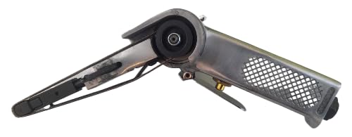 Techno, Techno AT-480SG, AT-480SG Air Belt Sander, 10mm Air Belt Sander, 10mm Belt Sander, 15000 RPM Belt Sander, 16000 RPM Air Sander, Pneumatic Belt Sander, Air Belt Sander, Metal Belt Sander, Precision Belt Sander, Deburring Tool, Weld Finishing Tool, Metal Grinding Tool, Polishing Sander, Surface Finishing Tool, Automotive Sanding Tool, Fabrication Tool, Engineering Workshop Tool, Pneumatic Power Tool, High Speed Air Sander, 6 CFM Air Sander, 90 PSI Air Tool, Workshop Pneumatic Tool, Lion Tools Mart.