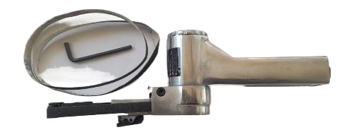 Techno, Techno AT-480SG, AT-480SG Air Belt Sander, 10mm Air Belt Sander, 10mm Belt Sander, 15000 RPM Belt Sander, 16000 RPM Air Sander, Pneumatic Belt Sander, Air Belt Sander, Metal Belt Sander, Precision Belt Sander, Deburring Tool, Weld Finishing Tool, Metal Grinding Tool, Polishing Sander, Surface Finishing Tool, Automotive Sanding Tool, Fabrication Tool, Engineering Workshop Tool, Pneumatic Power Tool, High Speed Air Sander, 6 CFM Air Sander, 90 PSI Air Tool, Workshop Pneumatic Tool, Lion Tools Mart.