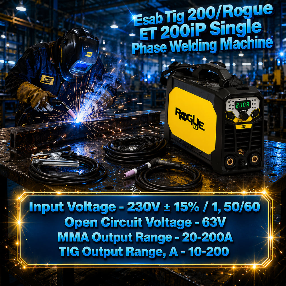 Esab Tig 200/Rogue ET 200iP Single Phase Welding Machine