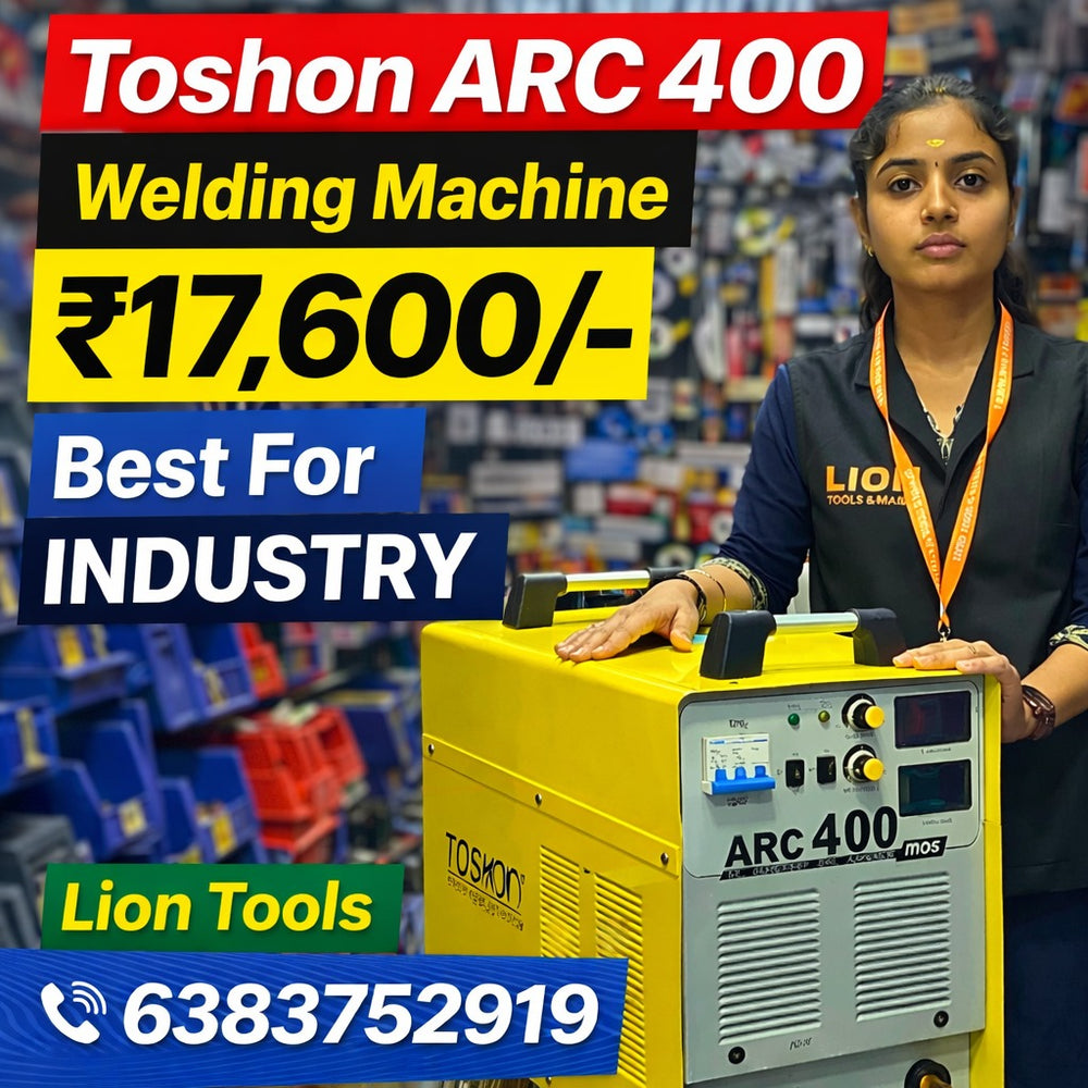 Toshon ARC 400 Inverter Welding Machine – Heavy Duty 3-Phase MOSFET/IGBT Welder