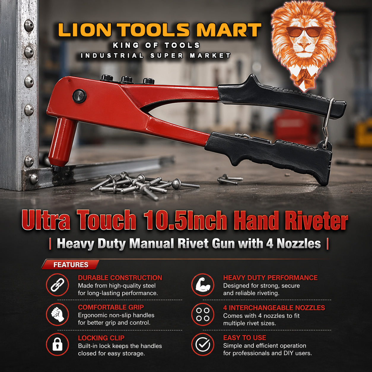 Buy Ultra Touch 10.5 Inch Hand Riveter Online | Best Price in India ...