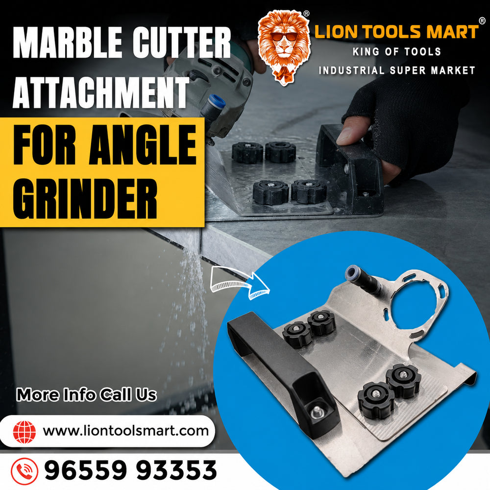 Universal Marble Cutter Attachment for Angle Grinder – Precision Cutting Base with Water Nozzle