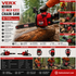 Verx 62CC Chain Saw Air Cooled 2-Stroke Single Cylinder | Heavy Duty Petrol Chain Saw